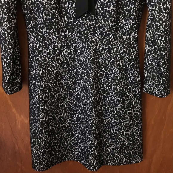 NWT ERIN Erin Fetherston Black & Ivory White Lace Dress - Size 2 - Picture 4 of 10